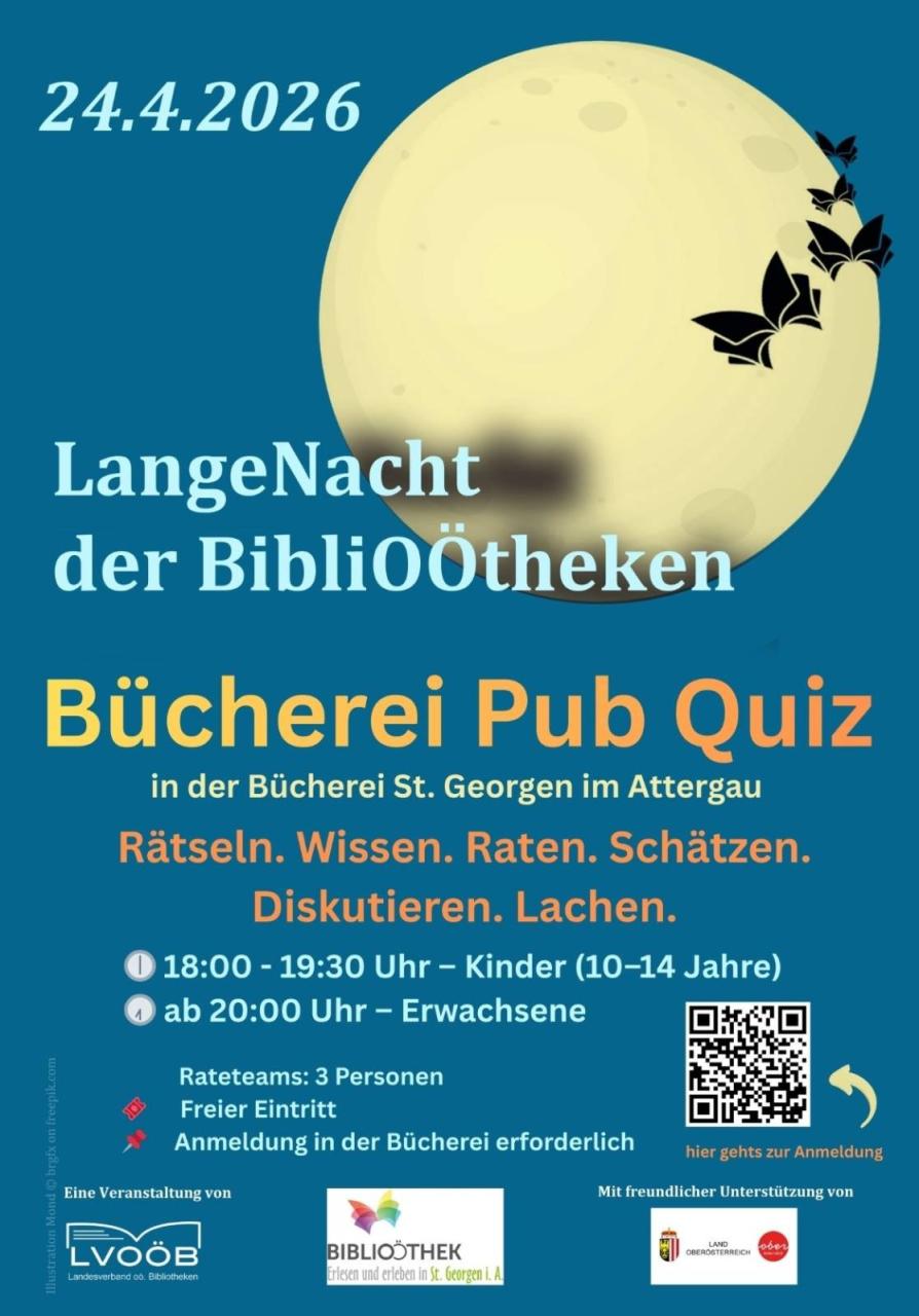 Mond mit Schmetterlingen